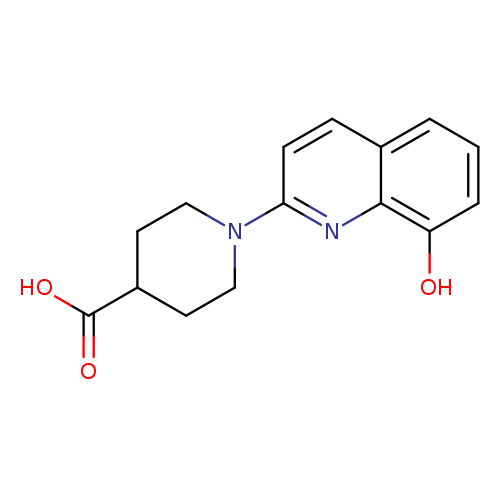 1-(8-Hydroxyquinolin-2-yl)piperidine-4-carboxylic acid