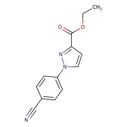 Ethyl 1-(4-cyanophenyl)-1h-pyrazole-3-carboxylate