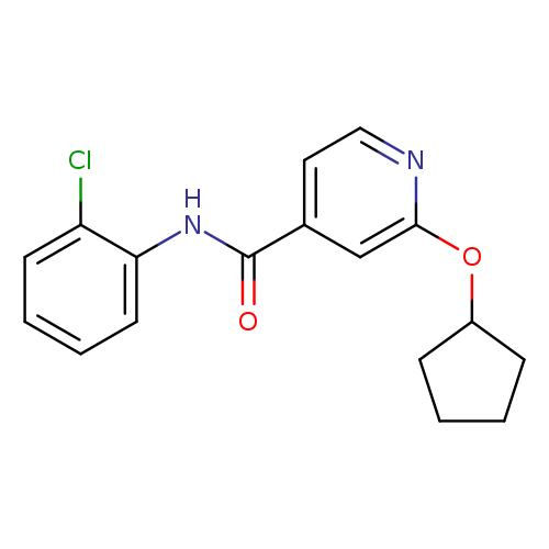 N-(2-chlorophenyl)-2-(cyclopentyloxy)pyridine-4-carboxamide