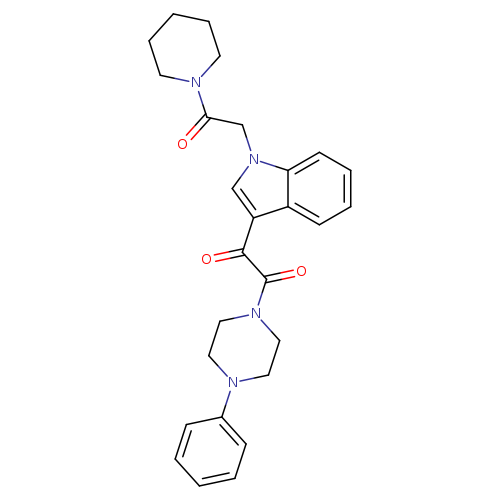1-{1-[2-oxo-2-(piperidin-1-yl)ethyl]-1H-indol-3-yl}-2-(4-phenylpiperazin-1-yl)ethane-1,2-dione