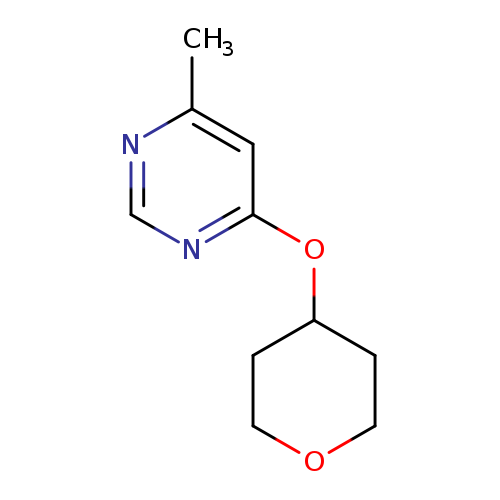 4-methyl-6-(oxan-4-yloxy)pyrimidine