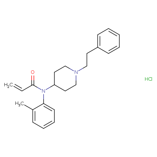 N-(1-phenethylpiperidin-4-yl)-N-(o-tolyl)acrylamide,monohydrochloride