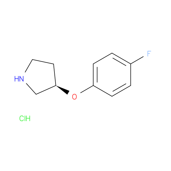 (3R)-(4-Fluorophenoxy)-pyrrolidine, HCl