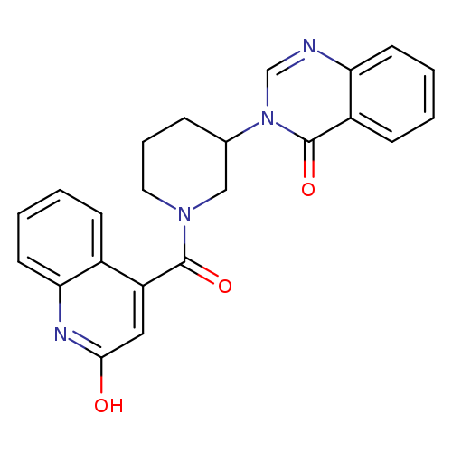 3-[1-(2-hydroxyquinoline-4-carbonyl)piperidin-3-yl]-3,4-dihydroquinazolin-4-one