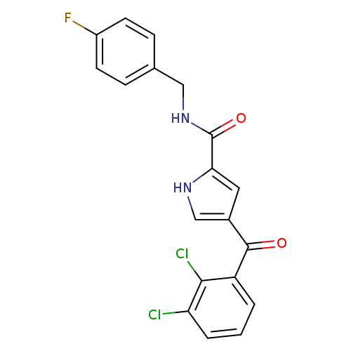 4-(2,3-dichlorobenzoyl)-N-[(4-fluorophenyl)methyl]-1H-pyrrole-2-carboxamide