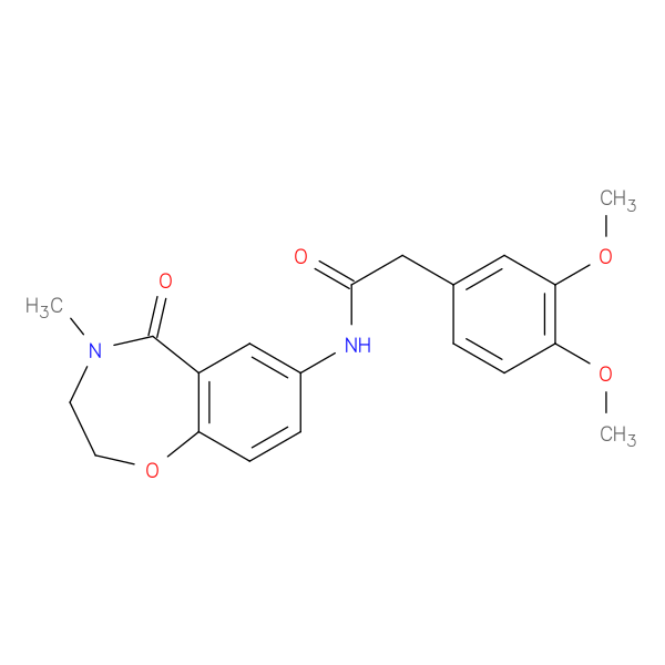 2-(3,4-dimethoxyphenyl)-N-(4-methyl-5-oxo-2,3,4,5-tetrahydro-1,4-benzoxazepin-7-yl)acetamide