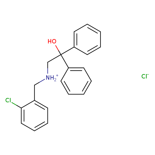 2-{[(2-chlorophenyl)methyl]amino}-1,1-diphenylethan-1-ol hydrochloride