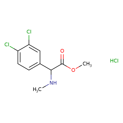 methyl 2-(3,4-dichlorophenyl)-2-(methylamino)acetate hydrochloride