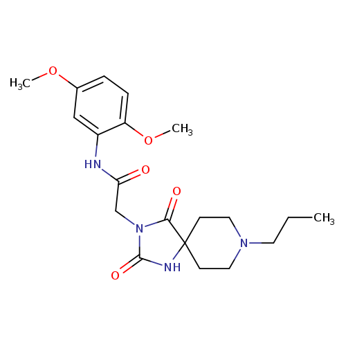 N-(2,5-dimethoxyphenyl)-2-{2,4-dioxo-8-propyl-1,3,8-triazaspiro[4.5]decan-3-yl}acetamide
