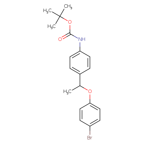 tert-butyl N-{4-[1-(4-bromophenoxy)ethyl]phenyl}carbamate