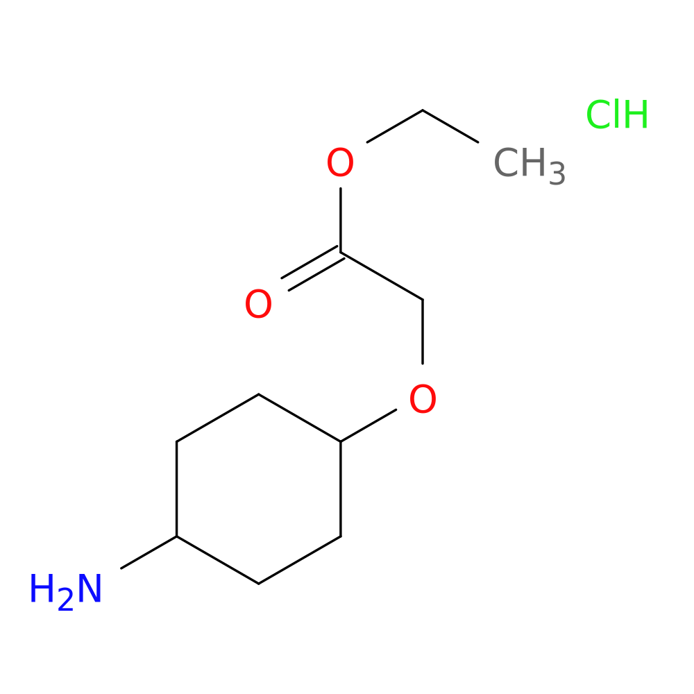 ethyl 2-[(4-aminocyclohexyl)oxy]acetate hydrochloride