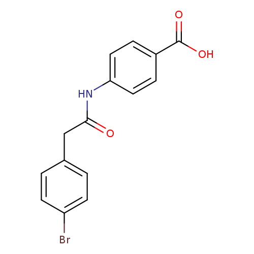 4-[2-(4-bromophenyl)acetamido]benzoic acid