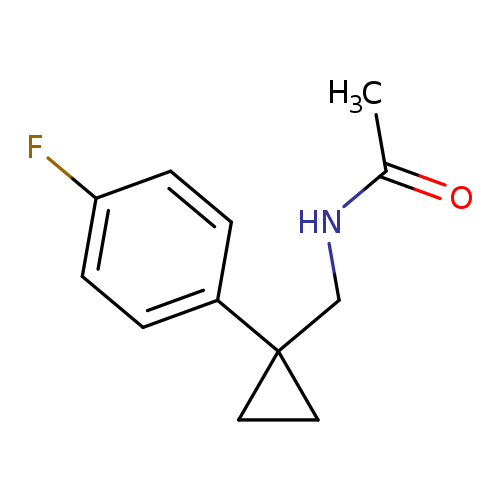 N-{[1-(4-fluorophenyl)cyclopropyl]methyl}acetamide