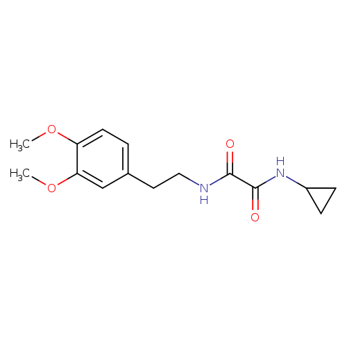 N-cyclopropyl-N'-[2-(3,4-dimethoxyphenyl)ethyl]ethanediamide