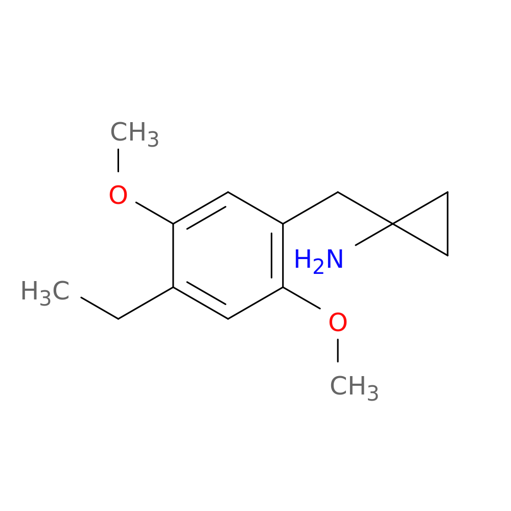 1-[(4-ethyl-2,5-dimethoxyphenyl)methyl]cyclopropan-1-amine