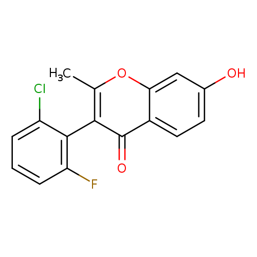 3-(2-chloro-6-fluorophenyl)-7-hydroxy-2-methyl-4H-chromen-4-one