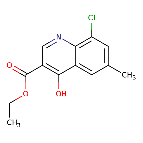8-Chloro-4-hydroxy-6-methylquinoline-3-carboxylic acid ethyl ester