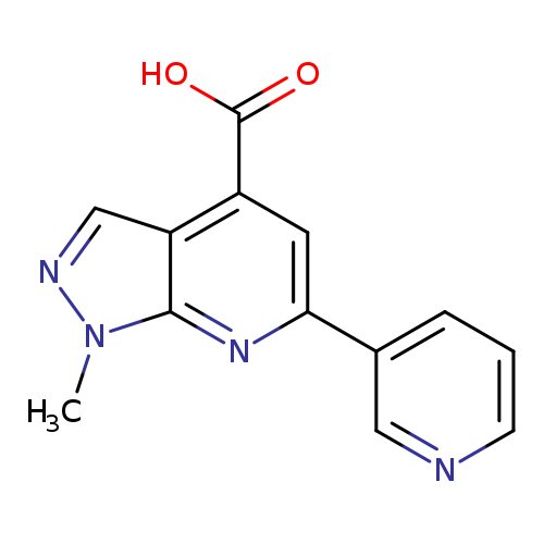 1-Methyl-6-(pyridin-3-yl)-1H-pyrazolo[3,4-b]pyridine-4-carboxylic acid