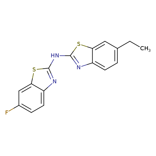N-(6-ethyl-1,3-benzothiazol-2-yl)-6-fluoro-1,3-benzothiazol-2-amine
