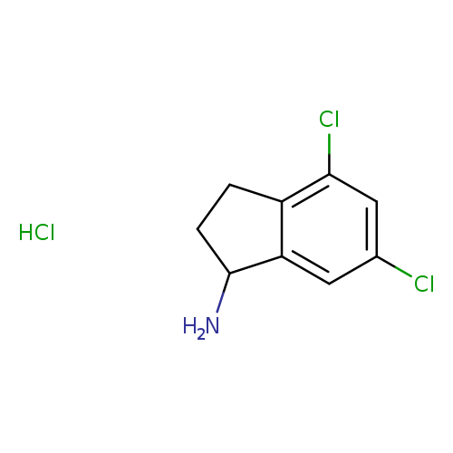 4,6-dichloro-2,3-dihydro-1H-inden-1-amine hydrochloride