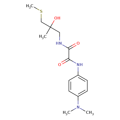 N'-[4-(dimethylamino)phenyl]-N-[2-hydroxy-2-methyl-3-(methylsulfanyl)propyl]ethanediamide