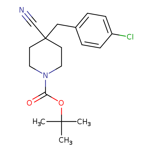 1-BOC-4-CYANO-4-(4-CHLOROBENZYL)-PIPERIDINE