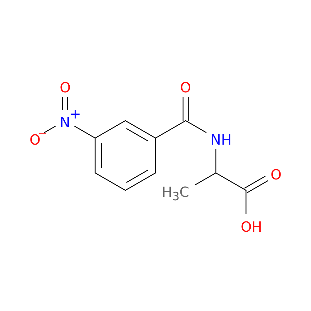 2-[(3-nitrophenyl)formamido]propanoic acid