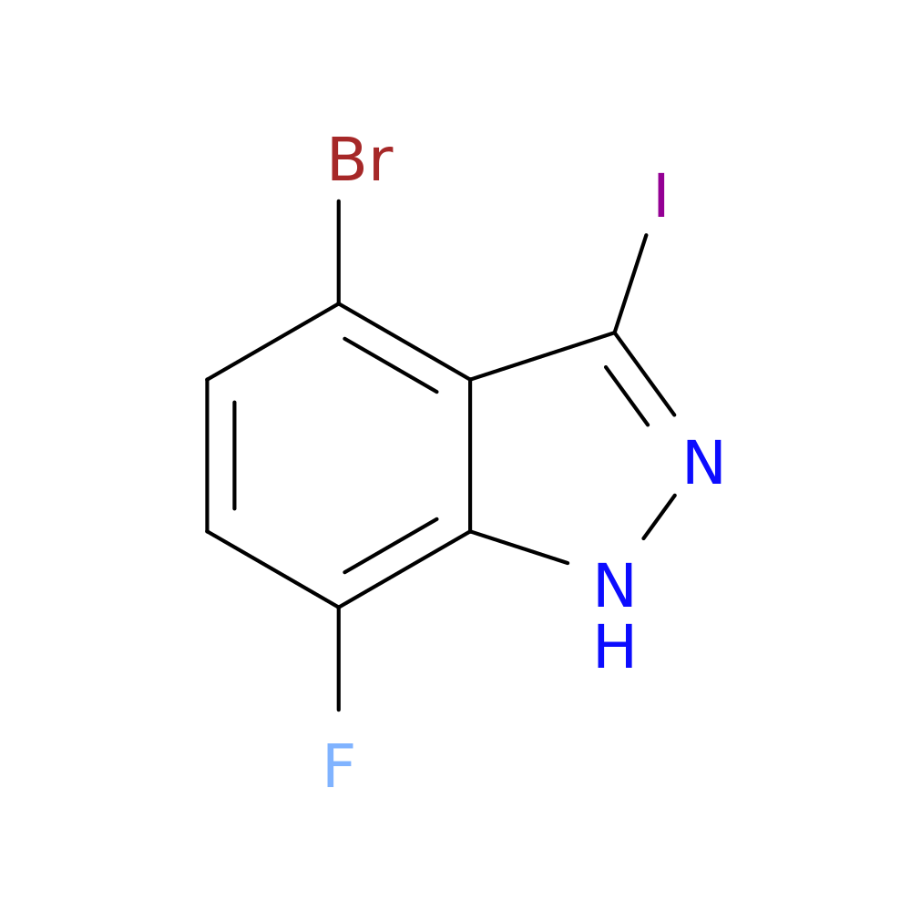 4-bromo-7-fluoro-3-iodo-1H-indazole