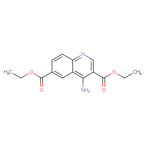 3,6-Quinolinedicarboxylic acid, 4-amino-, diethyl ester