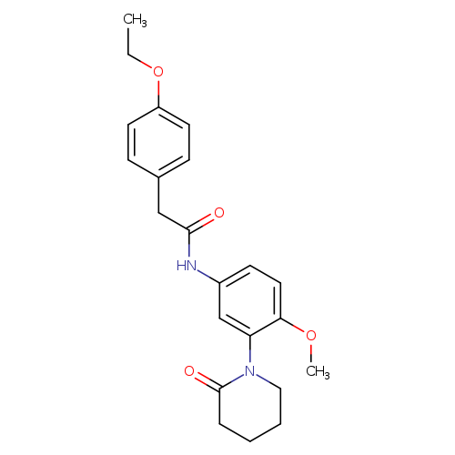 2-(4-ethoxyphenyl)-N-[4-methoxy-3-(2-oxopiperidin-1-yl)phenyl]acetamide