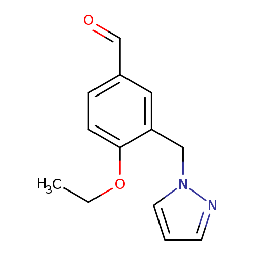 4-Ethoxy-3-(1h-pyrazol-1-ylmethyl)benzaldehyde