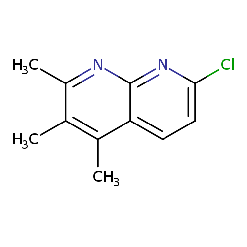 "7-chloro-2,3,4-trimethyl-1,8-naphthyridine"