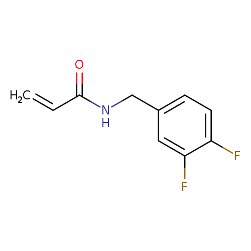 N-[(3,4-difluorophenyl)methyl]prop-2-enamide