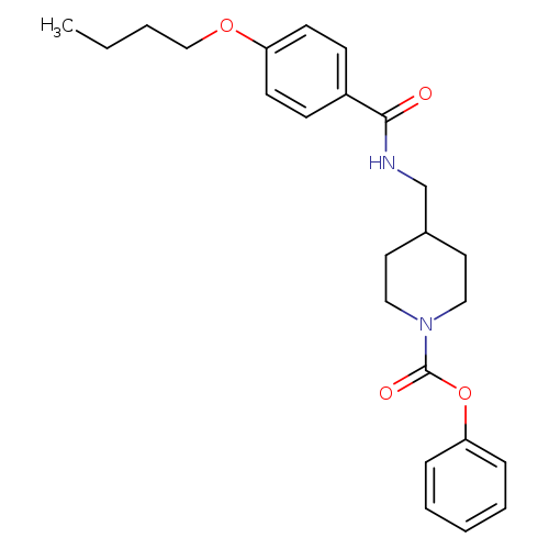 phenyl 4-{[(4-butoxyphenyl)formamido]methyl}piperidine-1-carboxylate