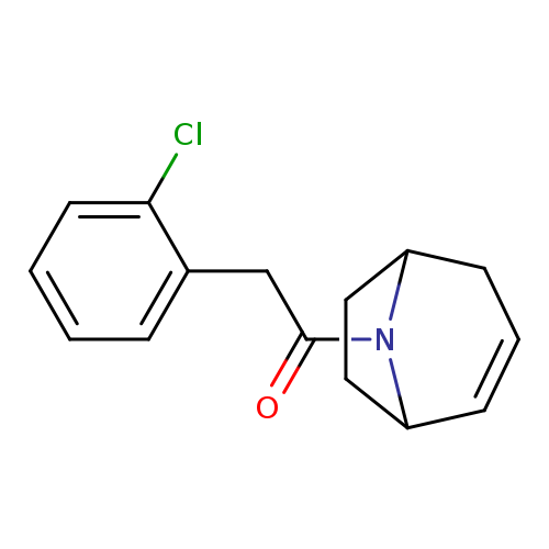 1-{8-azabicyclo[3.2.1]oct-2-en-8-yl}-2-(2-chlorophenyl)ethan-1-one