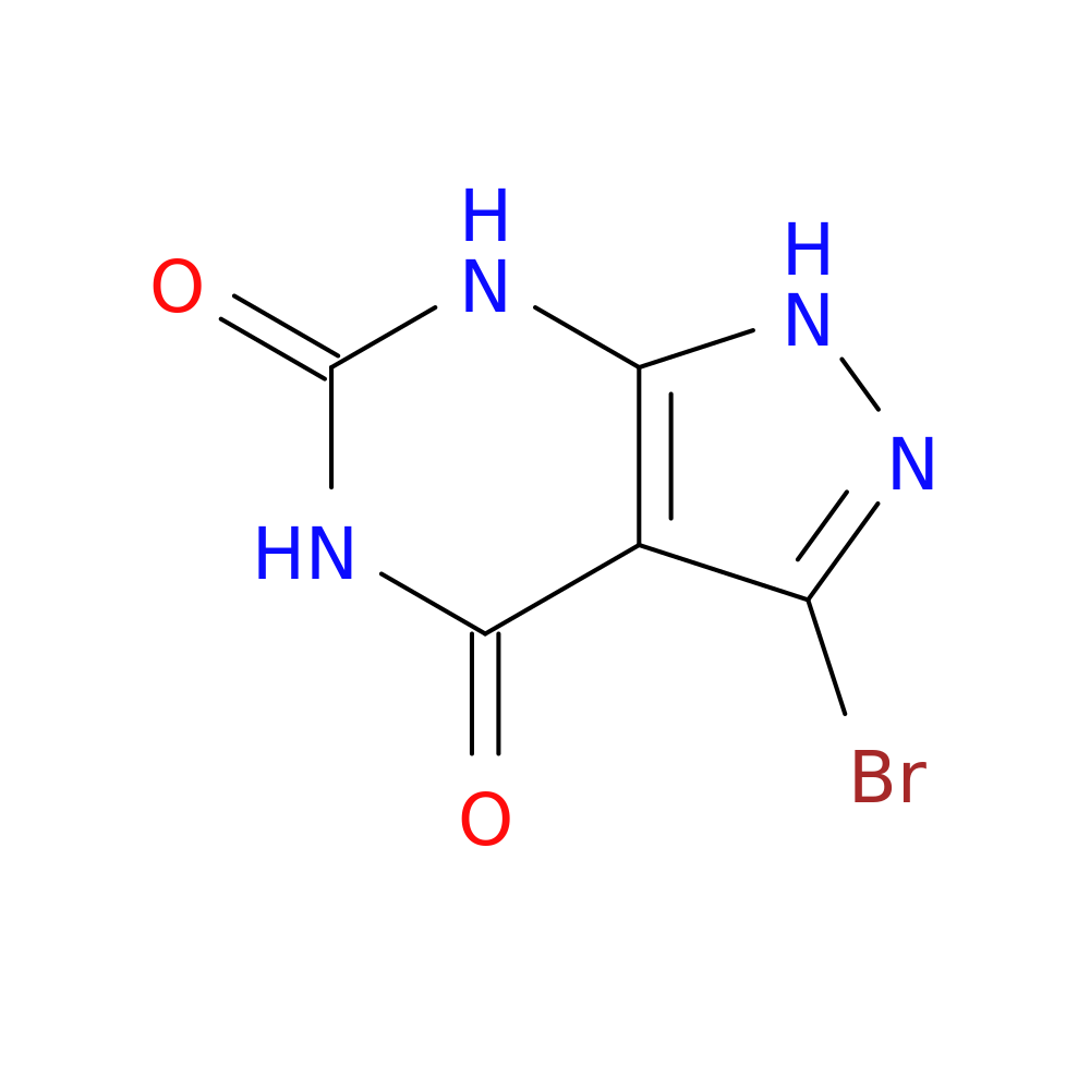 3-bromo-1H,4H,5H,6H,7H-pyrazolo[3,4-d]pyrimidine-4,6-dione