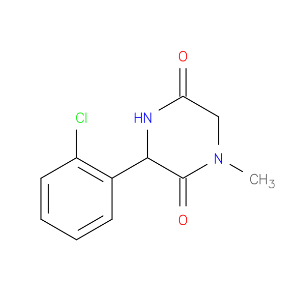 3-(2-Chlorophenyl)-1-methylpiperazine-2,5-dione