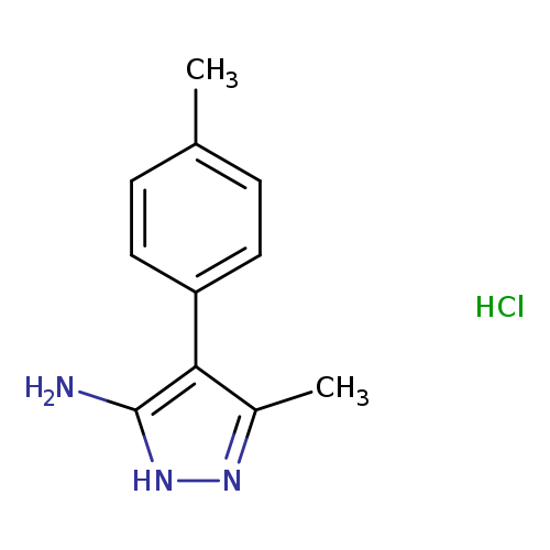 3-Methyl-4-(4-methylphenyl)-1H-pyrazol-5-amine hydrochloride