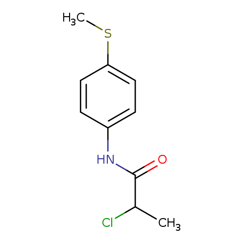 2-chloro-N-[4-(methylsulfanyl)phenyl]propanamide