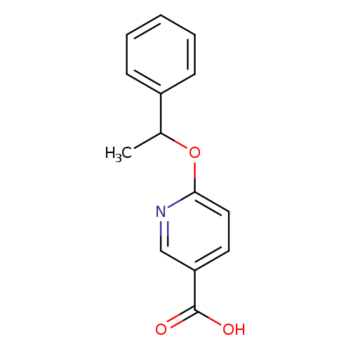 6-(1-Phenylethoxy)pyridine-3-carboxylic acid