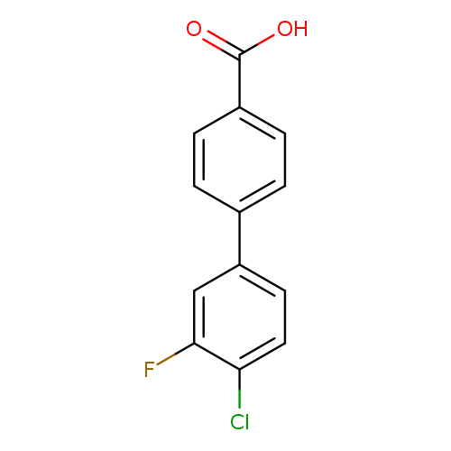 [1,1'-Biphenyl]-4-carboxylicacid, 4'-chloro-3'-fluoro-