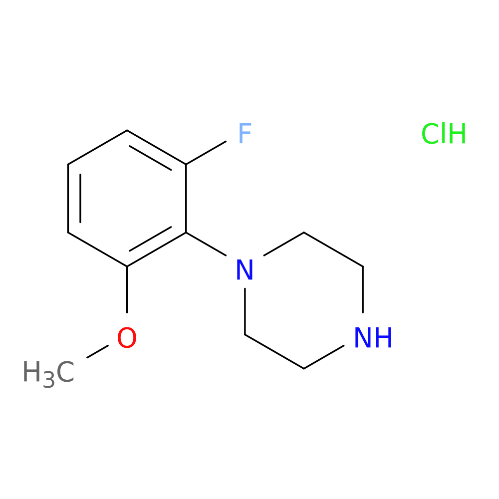 1-(2-fluoro-6-methoxyphenyl)piperazine hydrochloride