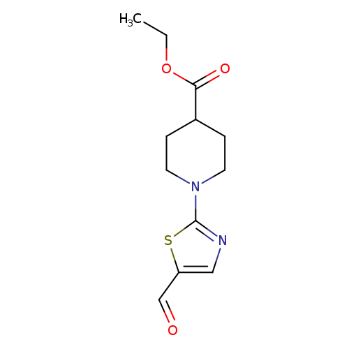 ethyl 1-(5-formyl-1,3-thiazol-2-yl)piperidine-4-carboxylate