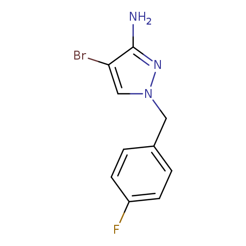 4-Bromo-1-(4-fluorobenzyl)-1H-pyrazol-3-amine