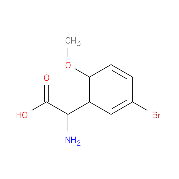 2-Amino-2-(5-bromo-2-methoxyphenyl)acetic acid