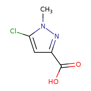 1H-Pyrazole-3-carboxylic acid， 5-chloro-1-methyl-