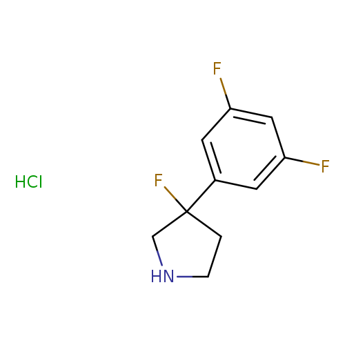 3-(3,5-difluorophenyl)-3-fluoropyrrolidine hydrochloride
