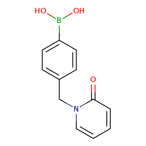 {4-[(2-oxo-1,2-dihydropyridin-1-yl)methyl]phenyl}boronic acid