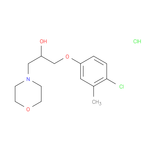 1-(4-CHLORO-3-METHYLPHENOXY)-3-MORPHOLIN-4-YLPROPAN-2-OL HYDROCHLORIDE