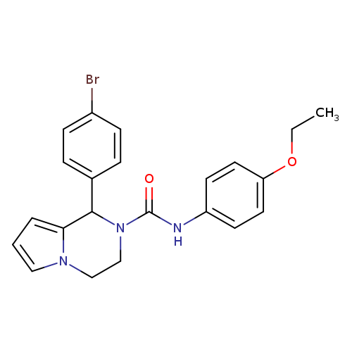 1-(4-bromophenyl)-N-(4-ethoxyphenyl)-1H,2H,3H,4H-pyrrolo[1,2-a]pyrazine-2-carboxamide